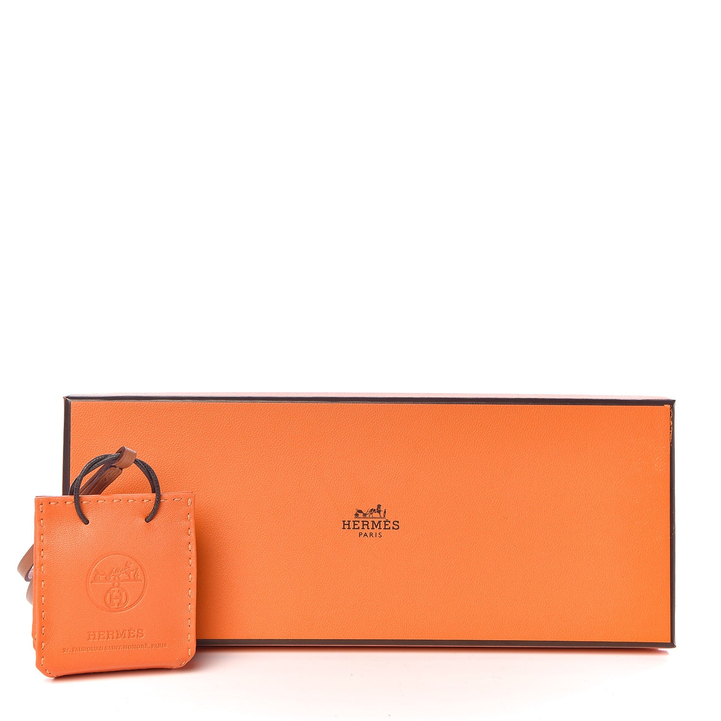 Milo Lambskin Swift Shopping Bag Charm Feu Gold