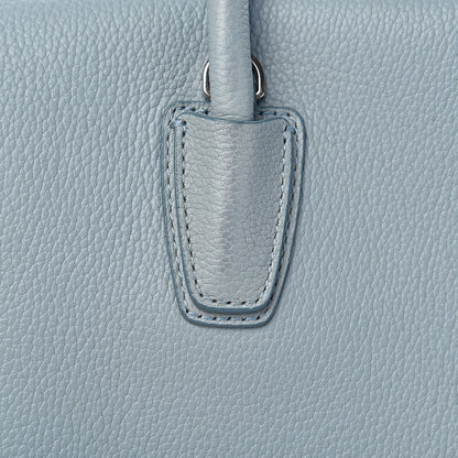 MCM Grained Calfskin Medium Milla Tote Sky Blue 7 of 15