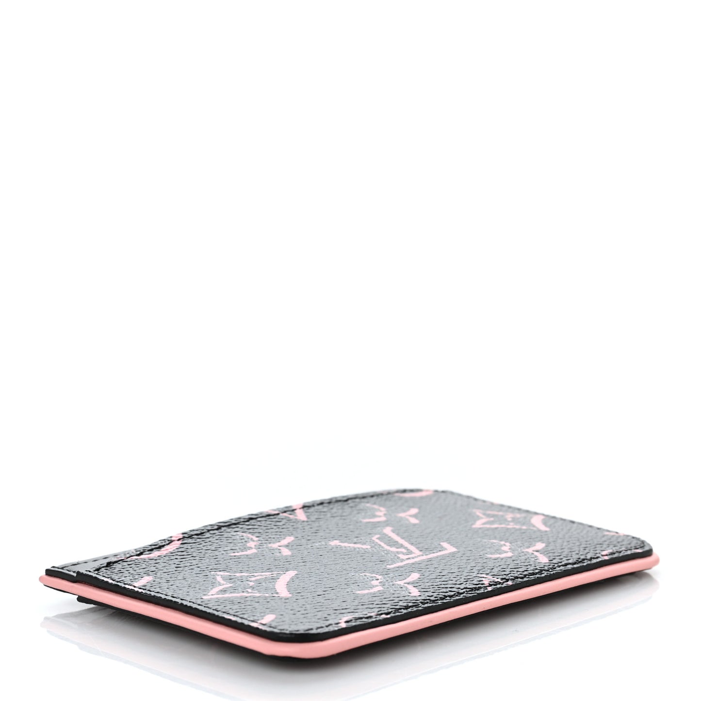 Monogram Fall for You LV Side-Up Card Holder Black