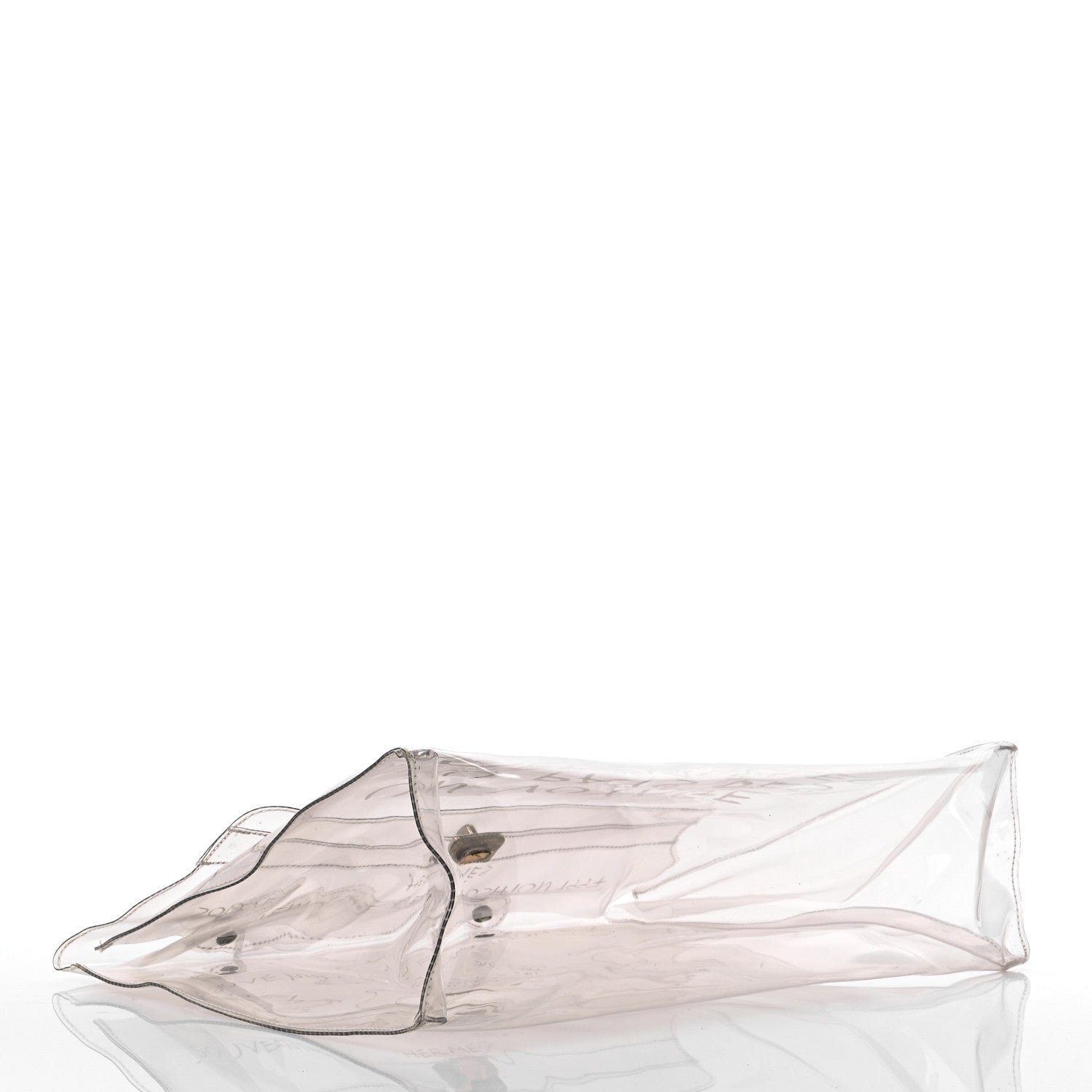 Hermes Vinyl Souvenir De L'Exposition Kelly Transparent 4 of 12