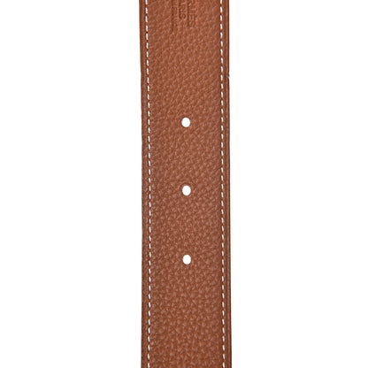 Hermes Box Togo 32mm H Belt 90 Black Gold 6 of 7