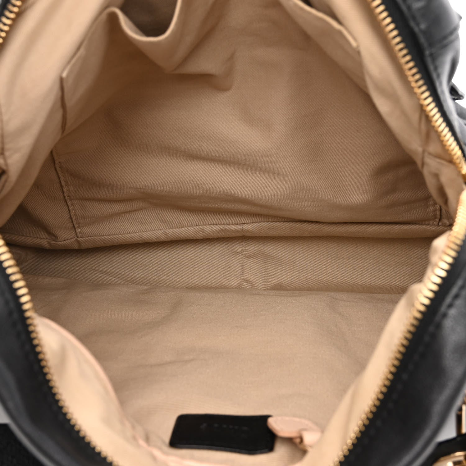 Chloe Calfskin Large Military Paraty Black 4 of 8