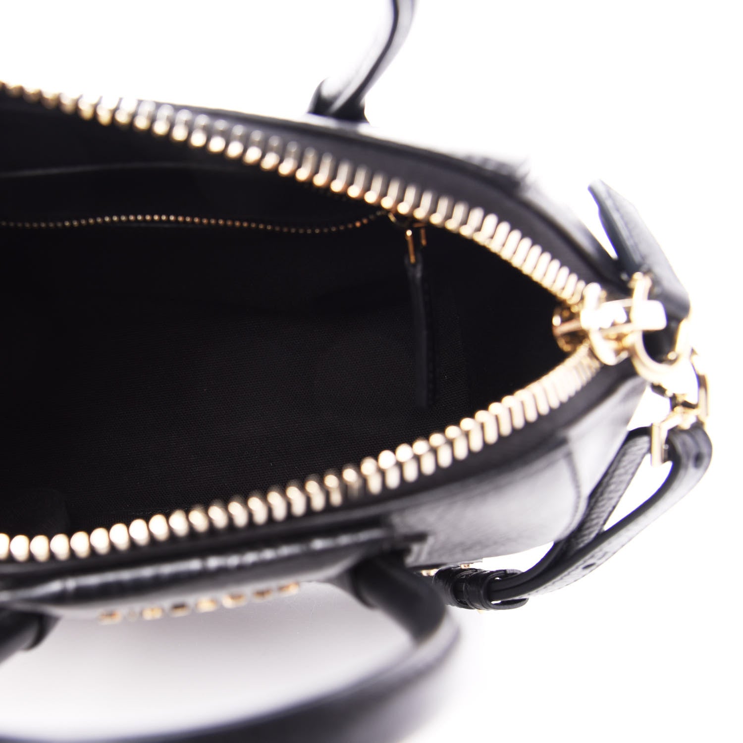 Givenchy Calfskin Crocodile Embossed Antigona Black 5 of 10