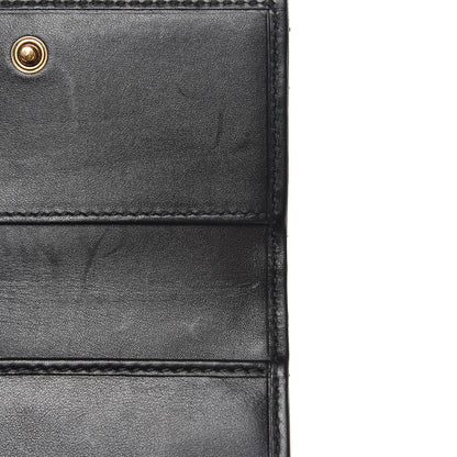 Gucci Calfskin Matelasse GG Marmont Wallet Black 8 of 10
