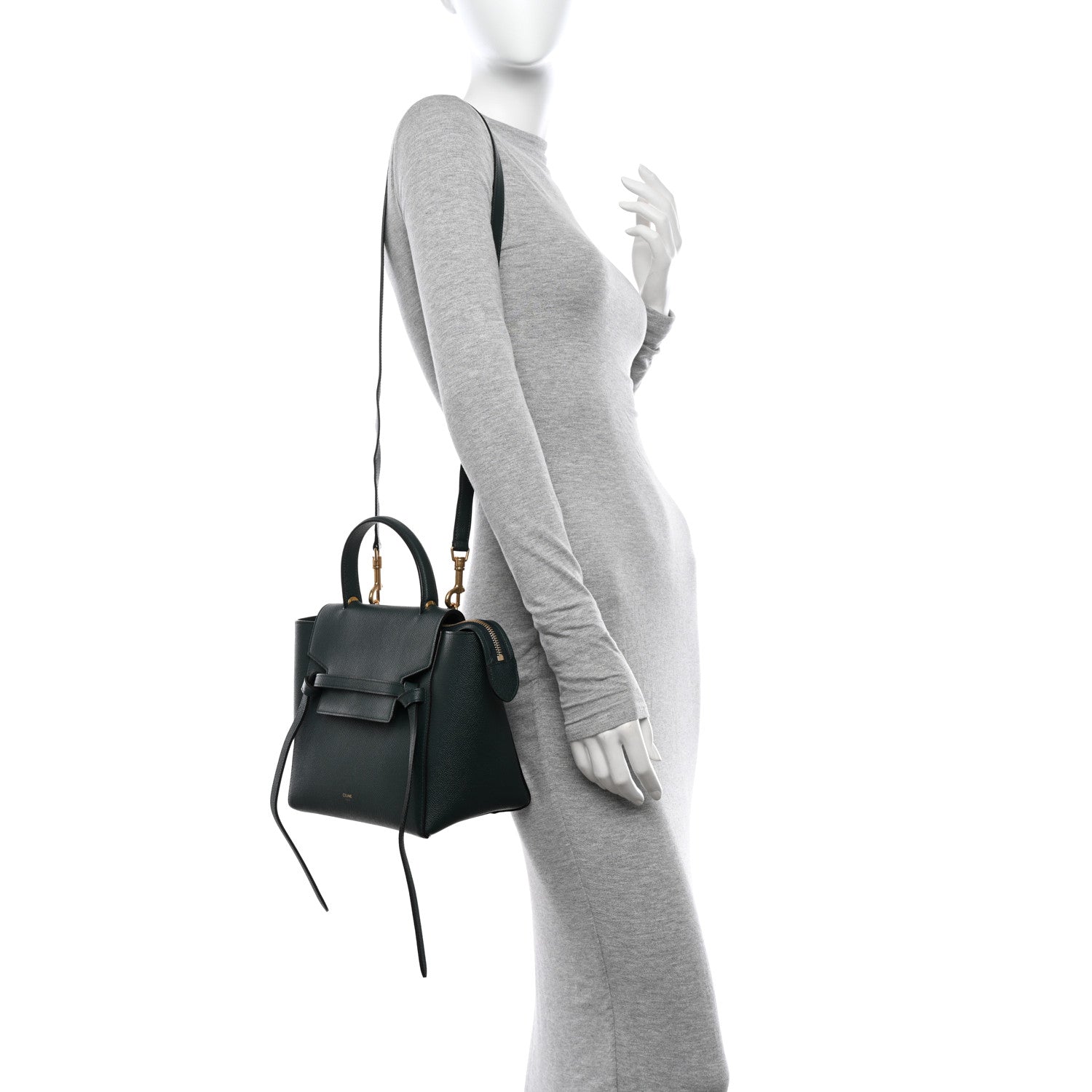 Celine Grained Calfskin Micro Belt Bag Amazone 2 of 13