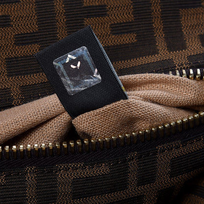 Fendi Vitello Zucca Large Peekaboo Iconic Satchel Marrone Tobacco 11 of 12