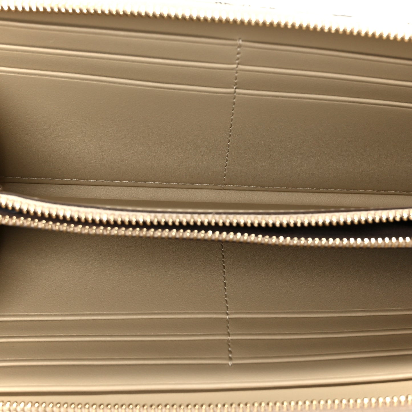 Visetos Large Zip Around Large Wallet Beige