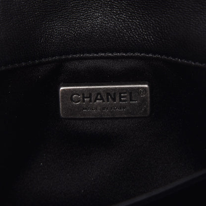 Chanel Metallic Pony Hair Quilted Extra Mini Flap Dark Silver 6 of 7