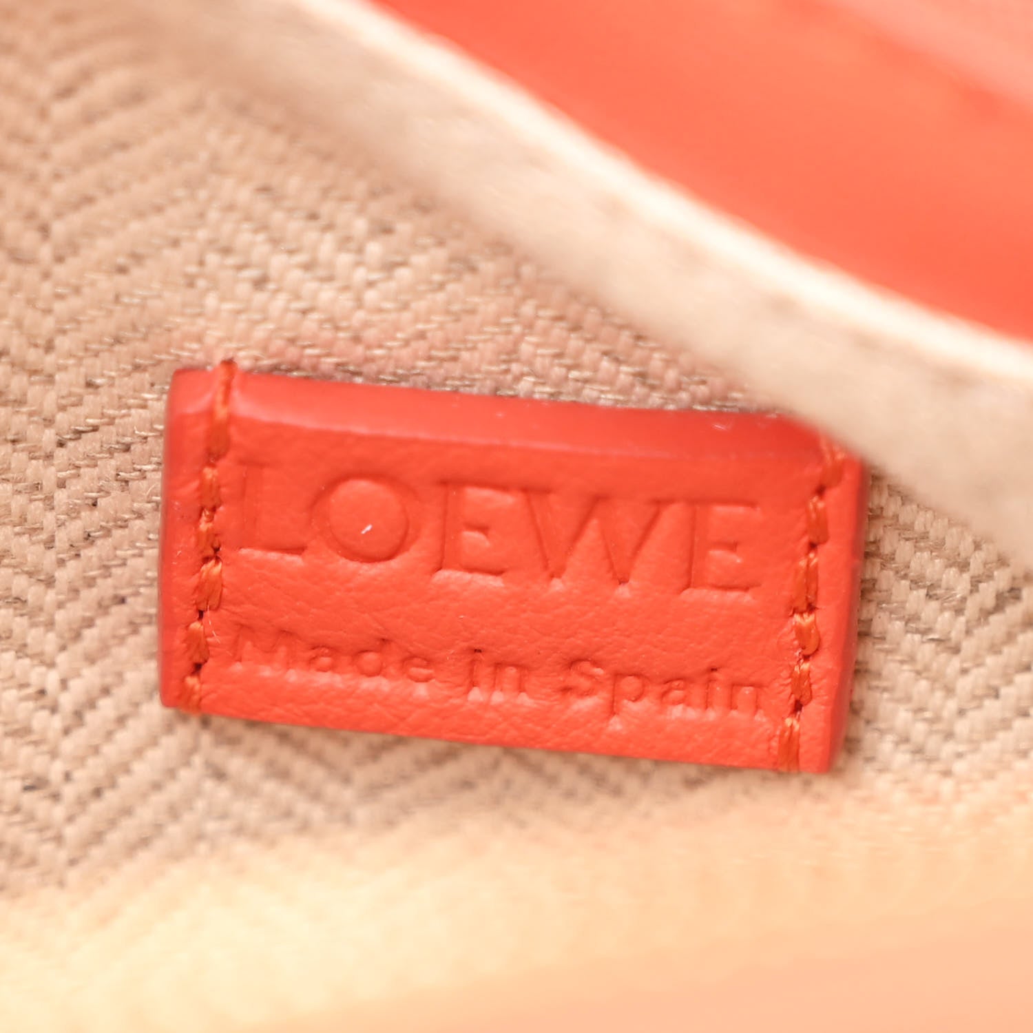 Loewe Calfskin Mini Puzzle Edge Bag Vivid Orange 6 of 11