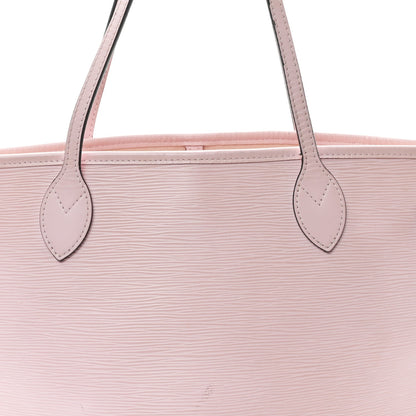 Louis Vuitton Epi Neverfull MM Rose Ballerine 6 of 11