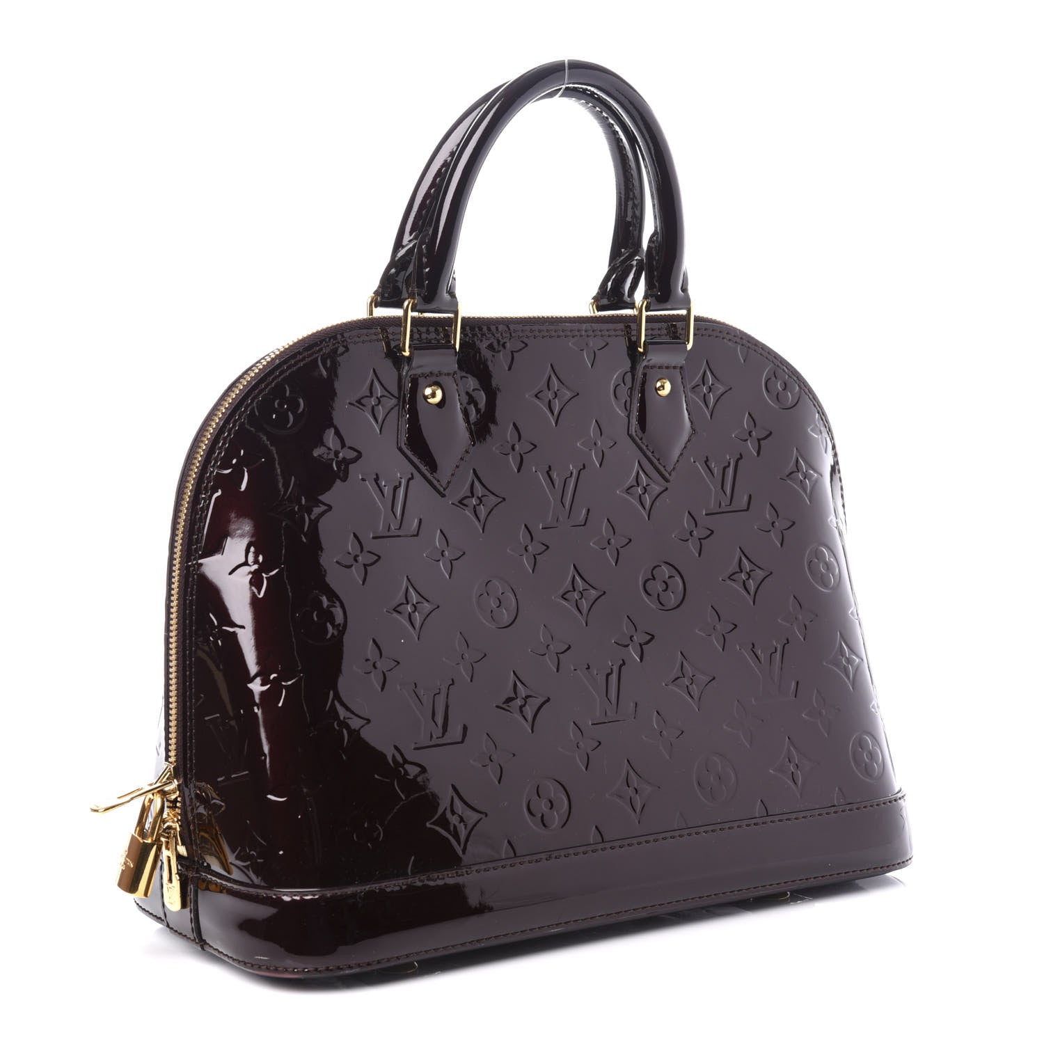 Louis Vuitton Vernis Alma PM Amarante 3 of 9