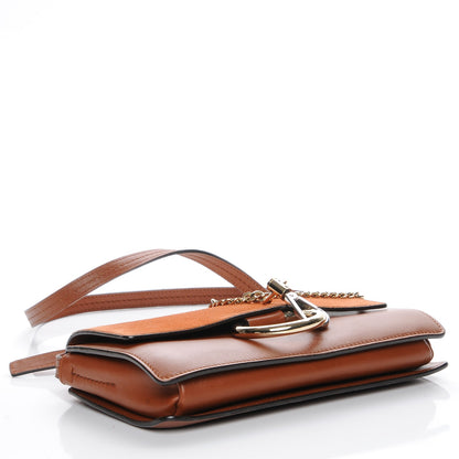 Chloe Suede Calfskin Small Faye Shoulder Bag Tobacco 4 of 12