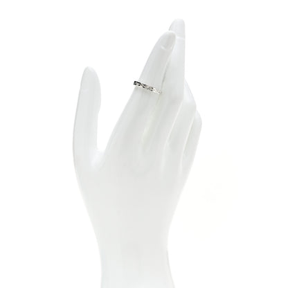Tiffany Sterling Silver Narrow Notes Ring 49 5 2 of 5