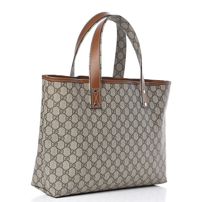 Gucci GG Plus Monogram Medium Signature Web Loop Tote Brown 3 of 10