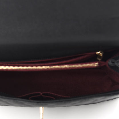 Chanel Caviar Quilted Medium Coco Handle Flap Black 5 of 9