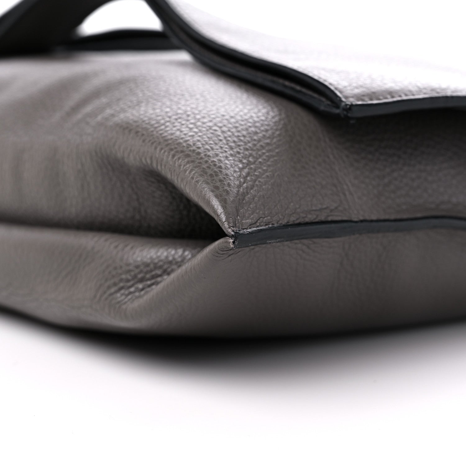 Tom Ford Ramskin Large Alix Padlock Zip Shoulder Bag Grey 10 of 12