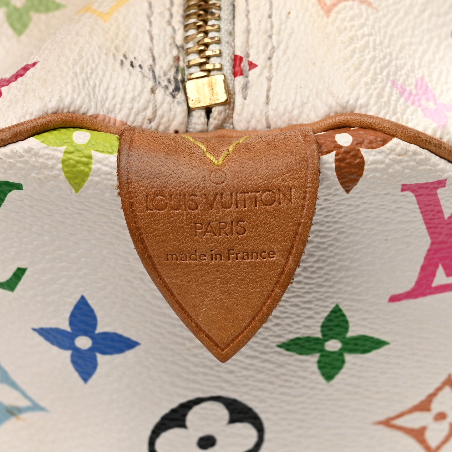 Monogram Multicolor Speedy 30 White