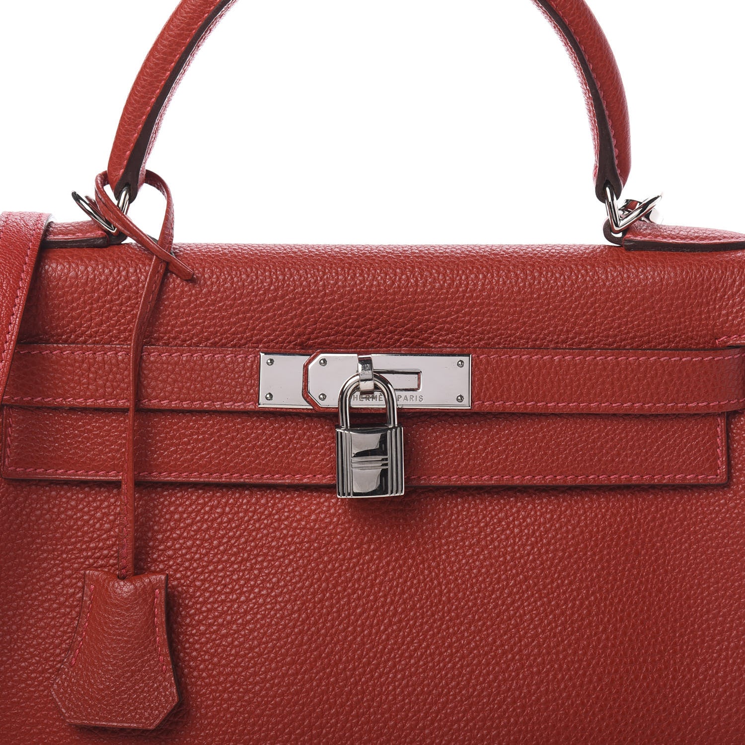 Hermes Togo Kelly Retourne 28 Rouge Vif 10 of 11