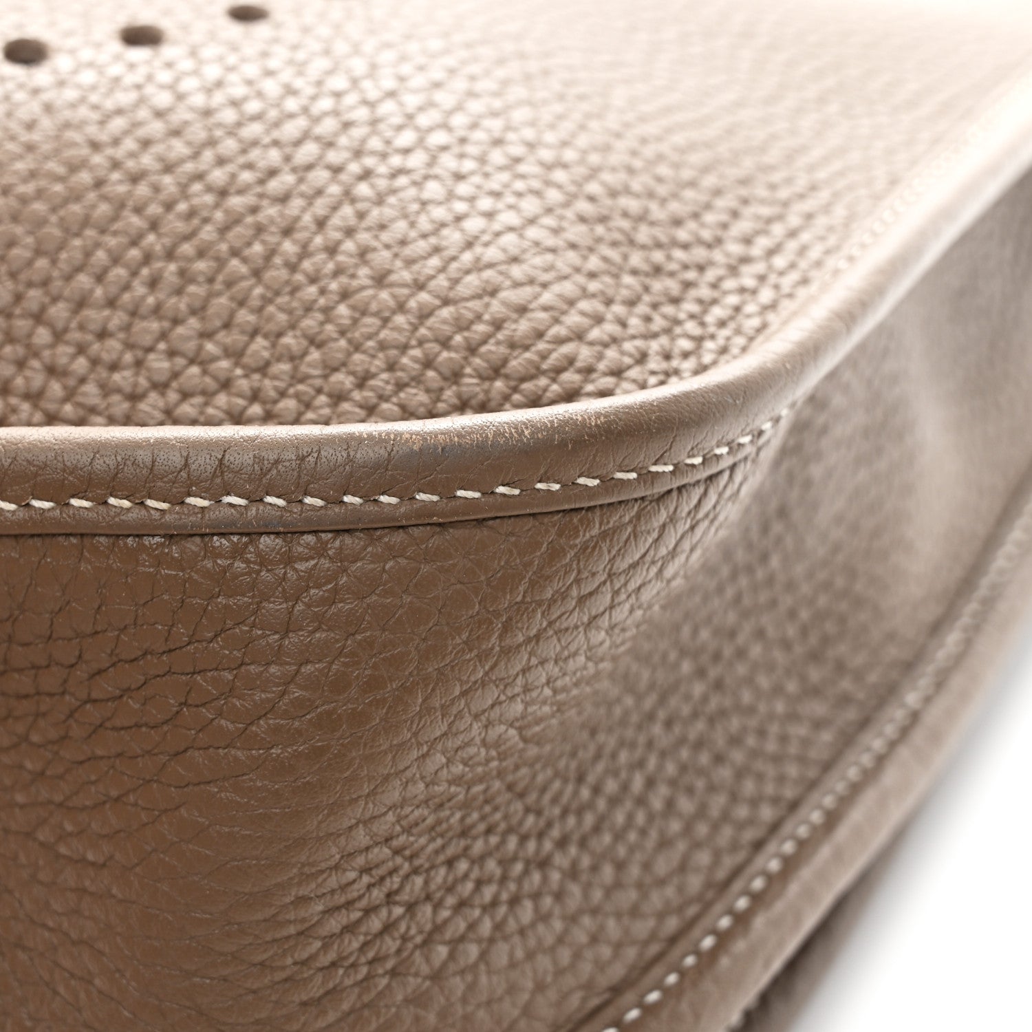 Hermes Taurillon Clemence EVELYNE III PM Etoupe 11 of 12