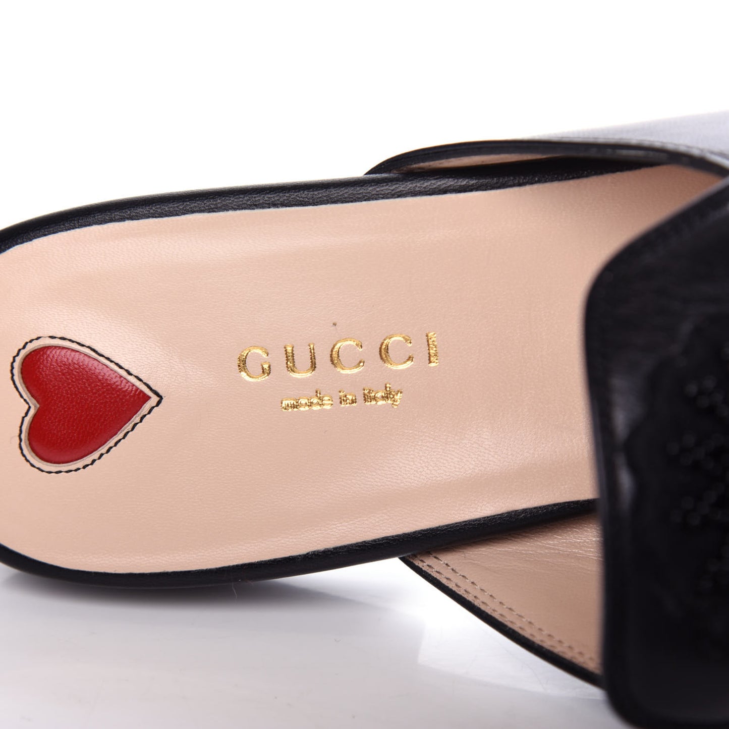 Malaga Kid Bead Embellished Womens Princetown Slippers 40 Black
