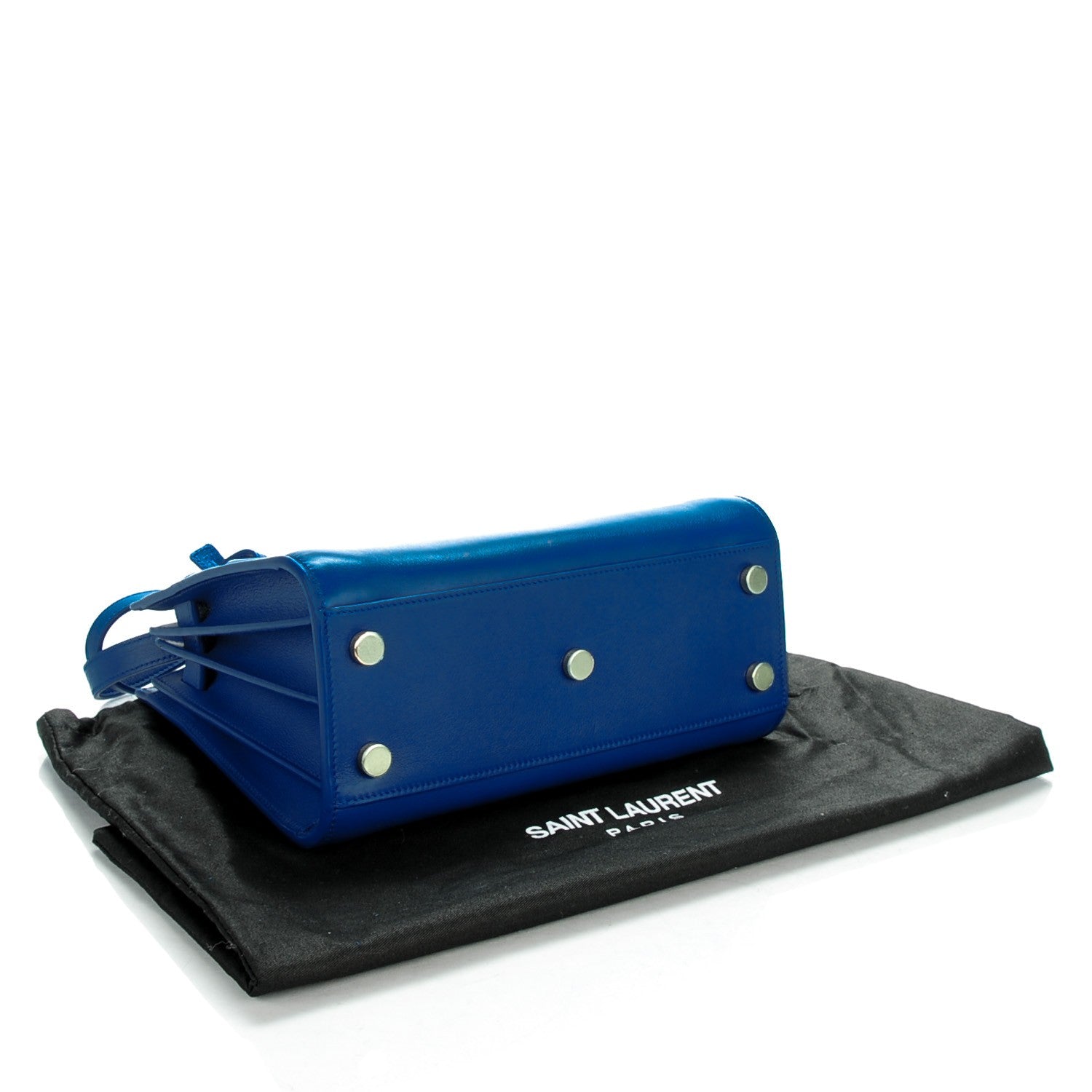 Saint Laurent Calfskin Nano Sac De Jour Royal Blue 4 of 7