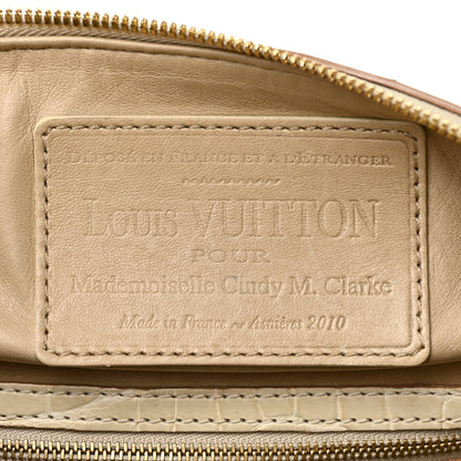 Louis Vuitton Crocodile Sac Louis Beige 11 of 21