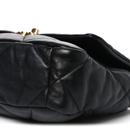Chanel Goatskin Quilted Medium Chanel 19 Flap Black 9 of 9