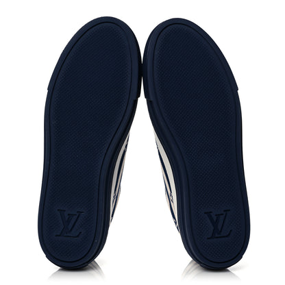 Louis Vuitton Canvas Escale Stellar Sneakers 37.5 Blue 5 of 7