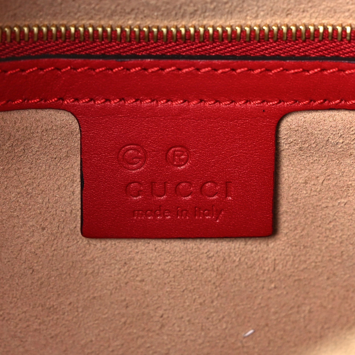 Gucci GG Supreme Monogram Blooms Medium Zip Top Tote Beige Blue Navy Hibiscus Red 6 of 12