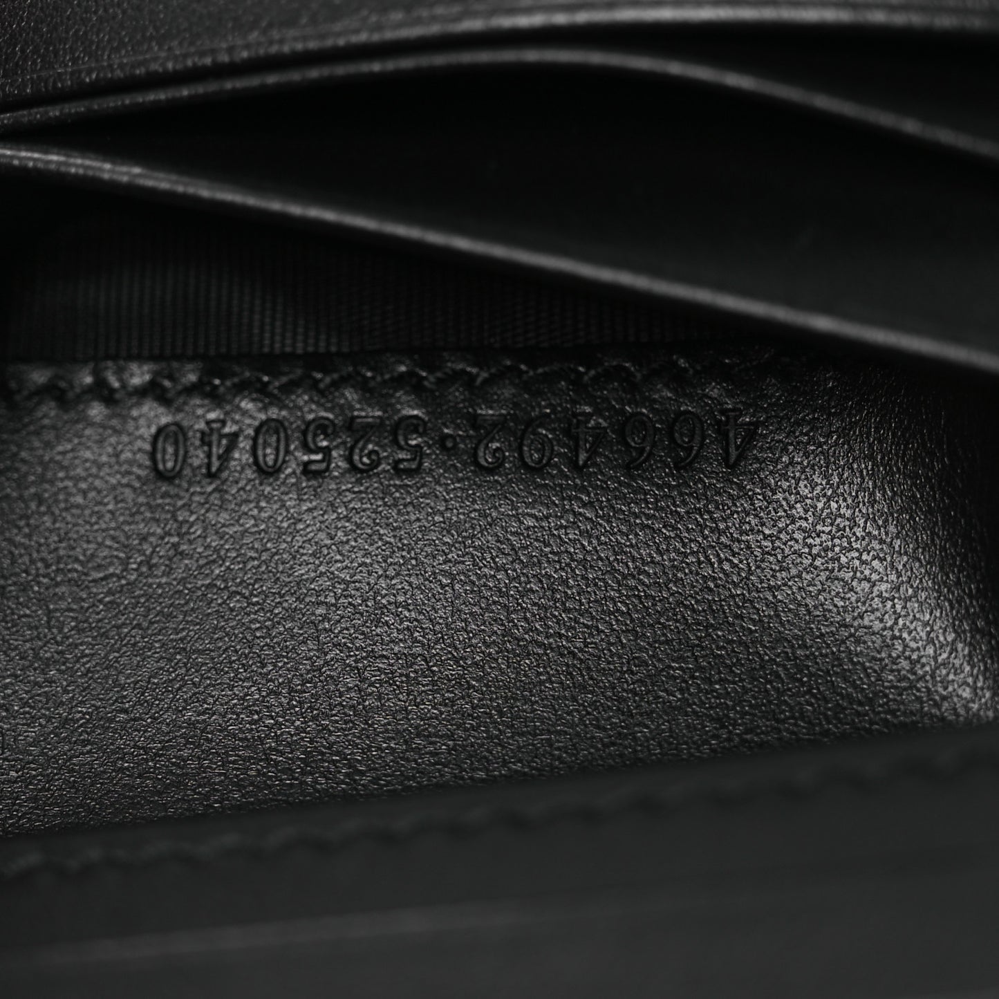 Calfskin Matelasse GG Marmont Card Case Wallet Black