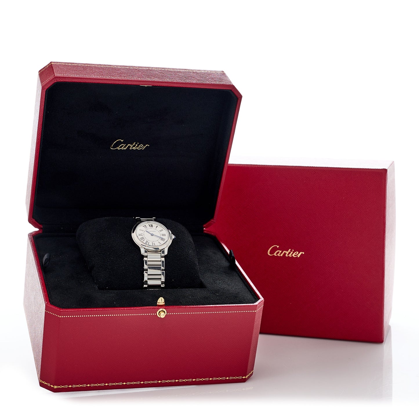 Stainless Steel 29mm Ronde Must de Cartier Quartz Watch