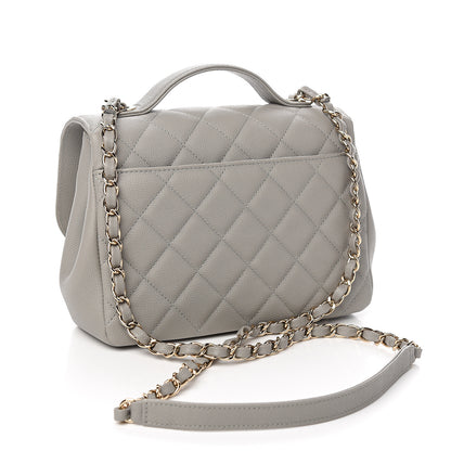 Chanel Caviar Quilted Medium Business Affinity Flap Grey 2 of 10