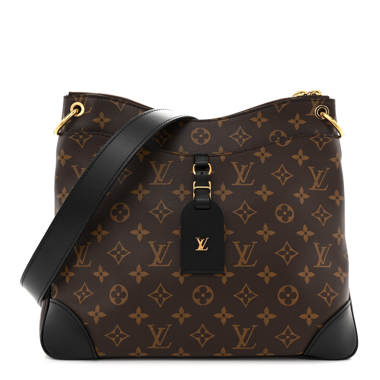 Louis Vuitton Monogram Odeon MM Black 1 of 11