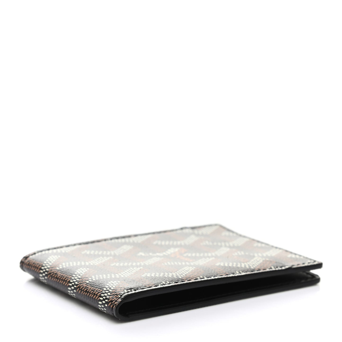 Goyardine Multi Slot Bi-Fold Wallet Black