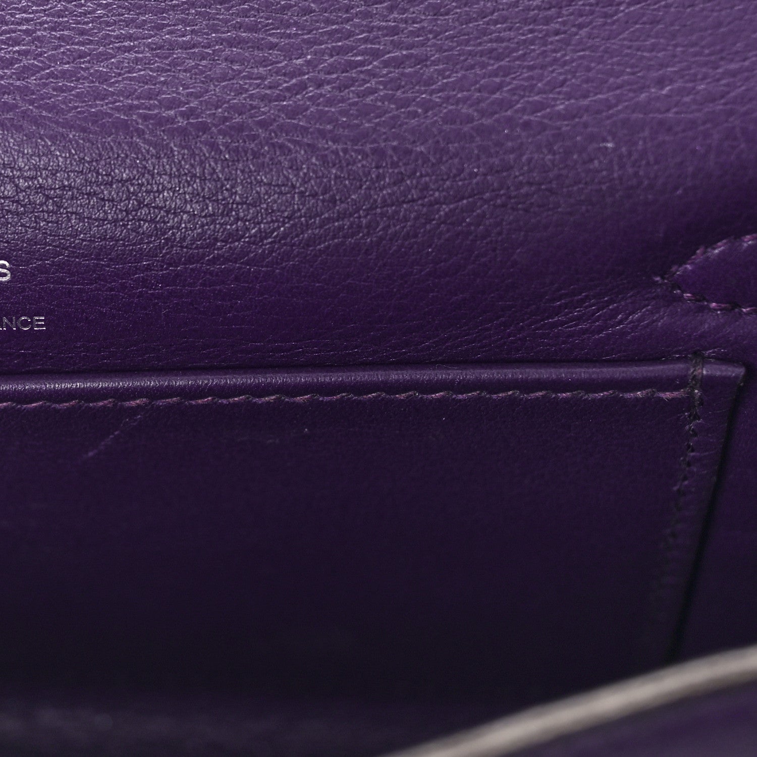Hermes Swift Kelly Pochette Clutch Iris 9 of 14