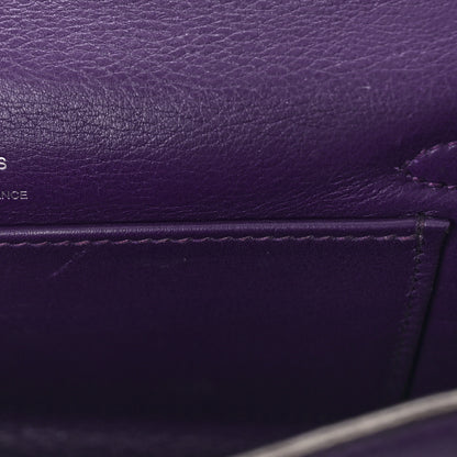 Hermes Swift Kelly Pochette Clutch Iris 9 of 14