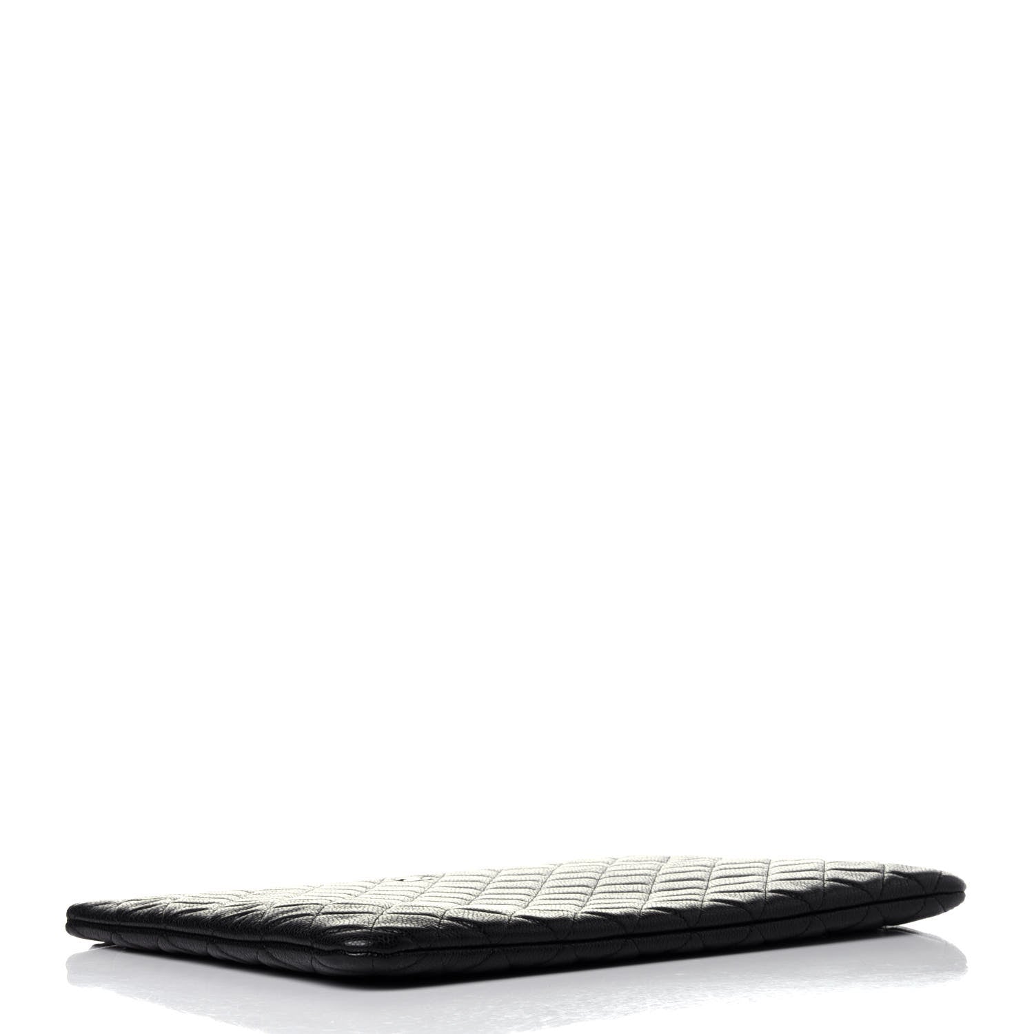 Chanel Caviar Quilted Large Cosmetic Case Black 4 of 11