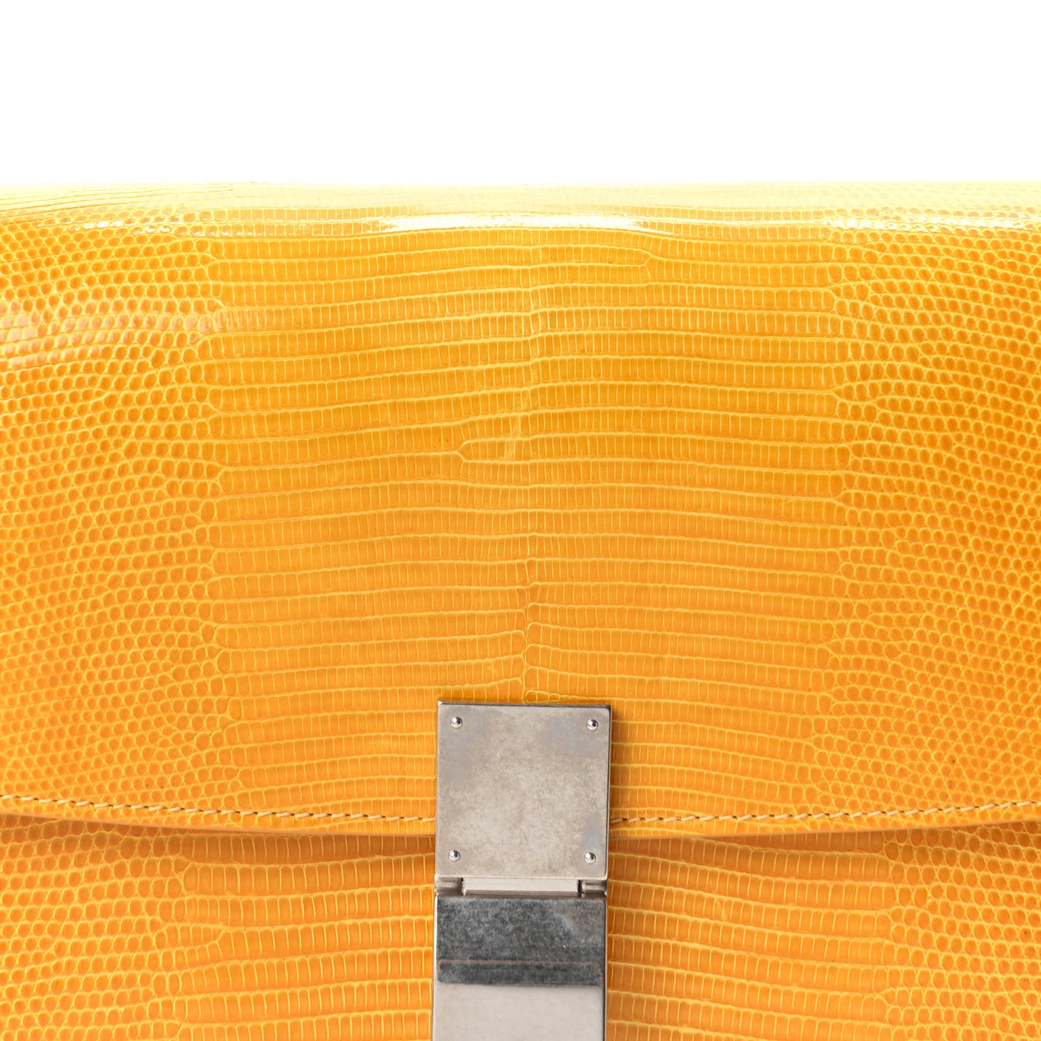 Celine Lizard Medium Classic Box Flap Bag Imperial 7 of 9