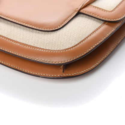 Hermes Barenia Toile Shoulder Bag 9 of 12