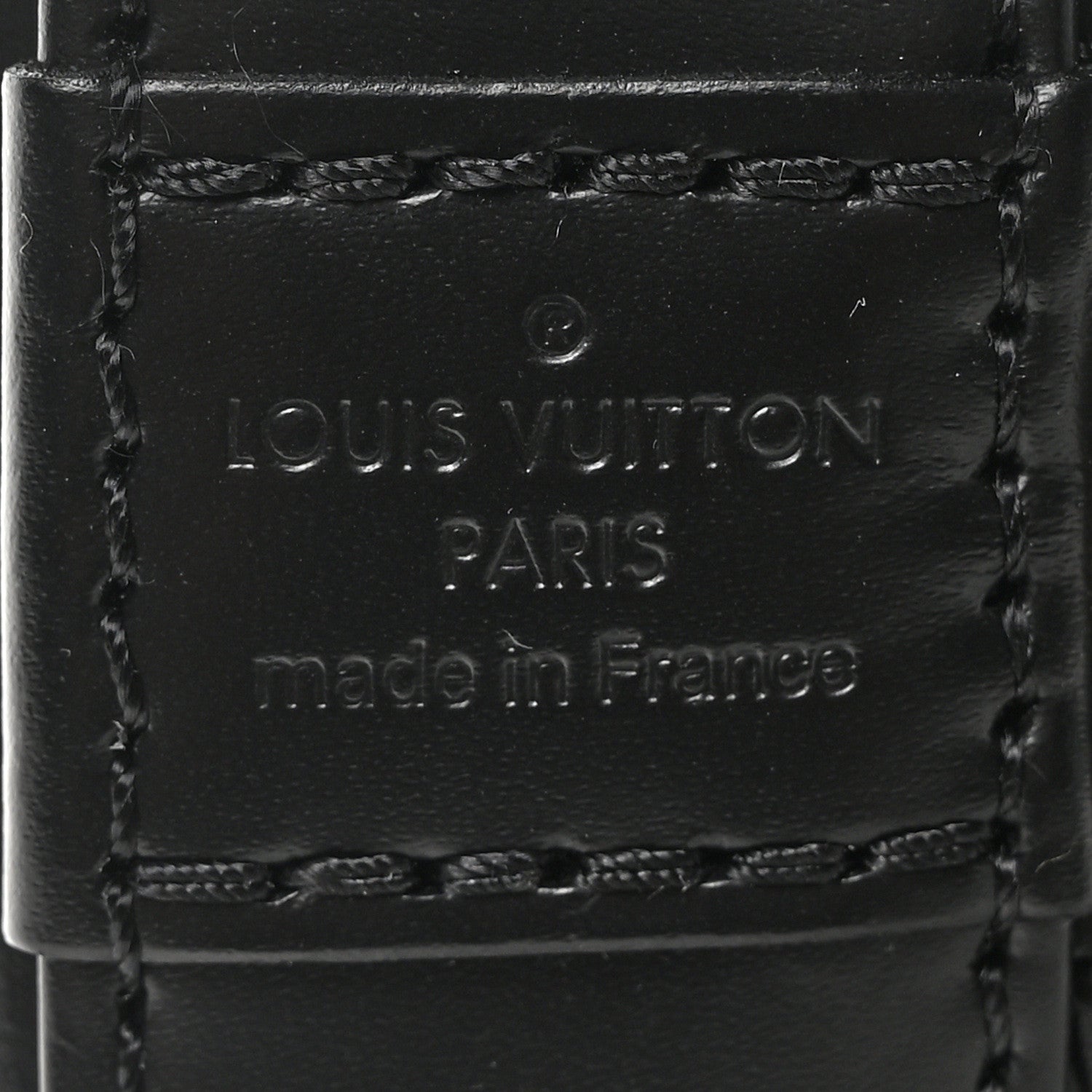 Louis Vuitton Epi Alma BB Black 6 of 9
