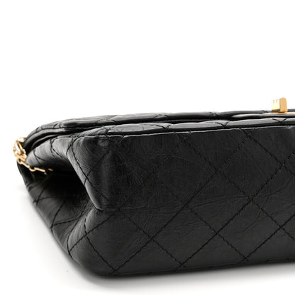 Chanel Aged Calfskin Quilted 2.55 Reissue 226 Flap Black 9 of 11