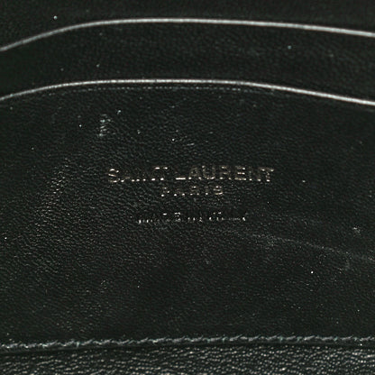 Saint Laurent Suede Calfskin Embellished Mini Monogram Lou Camera Bag Black 17 of 21