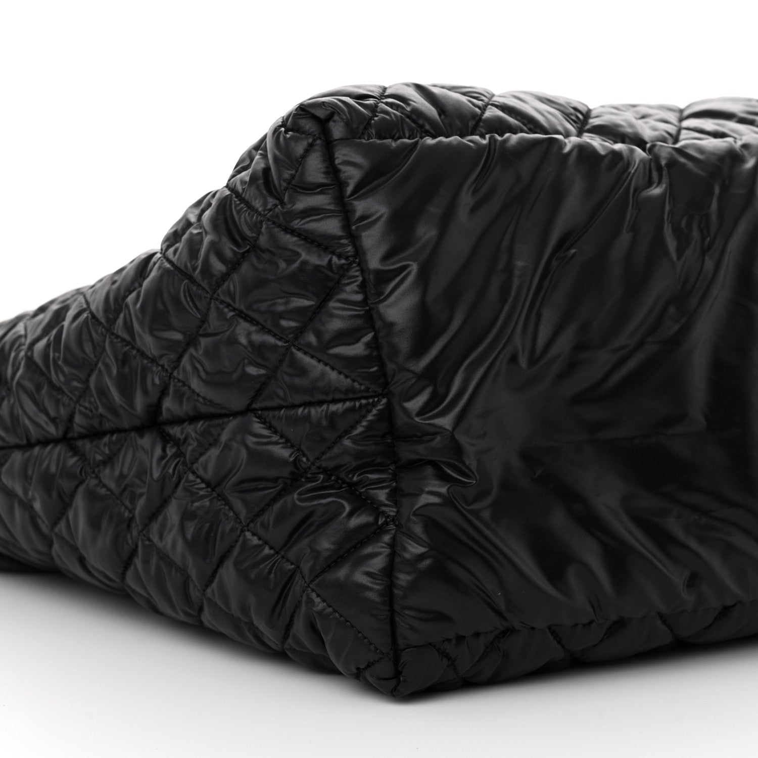 Chanel Nylon Quilted Large Coco Cocoon Tote Black 10 of 11