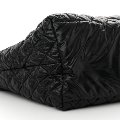 Chanel Nylon Quilted Large Coco Cocoon Tote Black 10 of 11