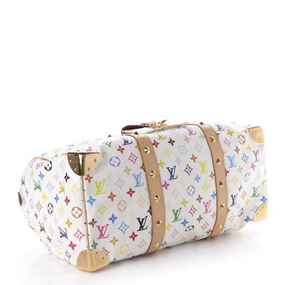 Louis Vuitton Monogram Multicolor Keepall 45 White 3 of 8