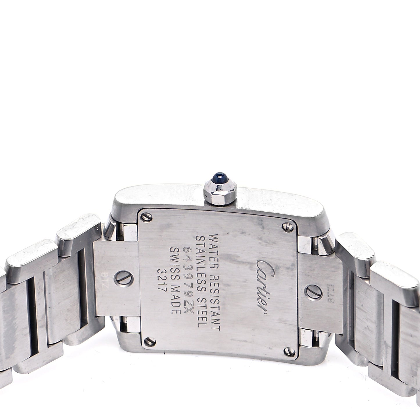 Stainless Steel 20mm Tank Francaise Quartz Watch
