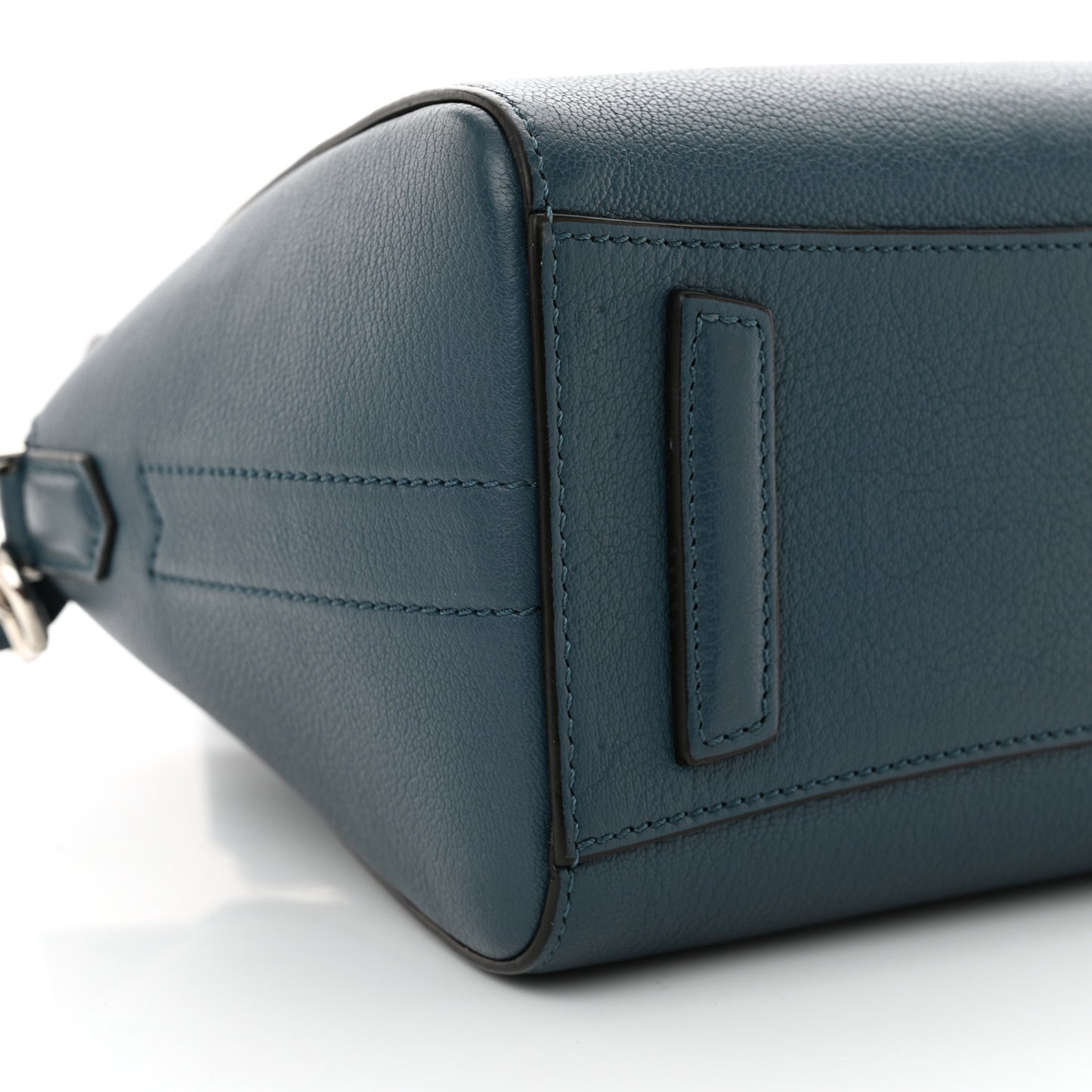 Sugar Goatskin Mini Antigona Mineral Blue