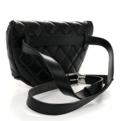 Chanel Calfskin Quilted Waist Belt Bag Black 3 of 10