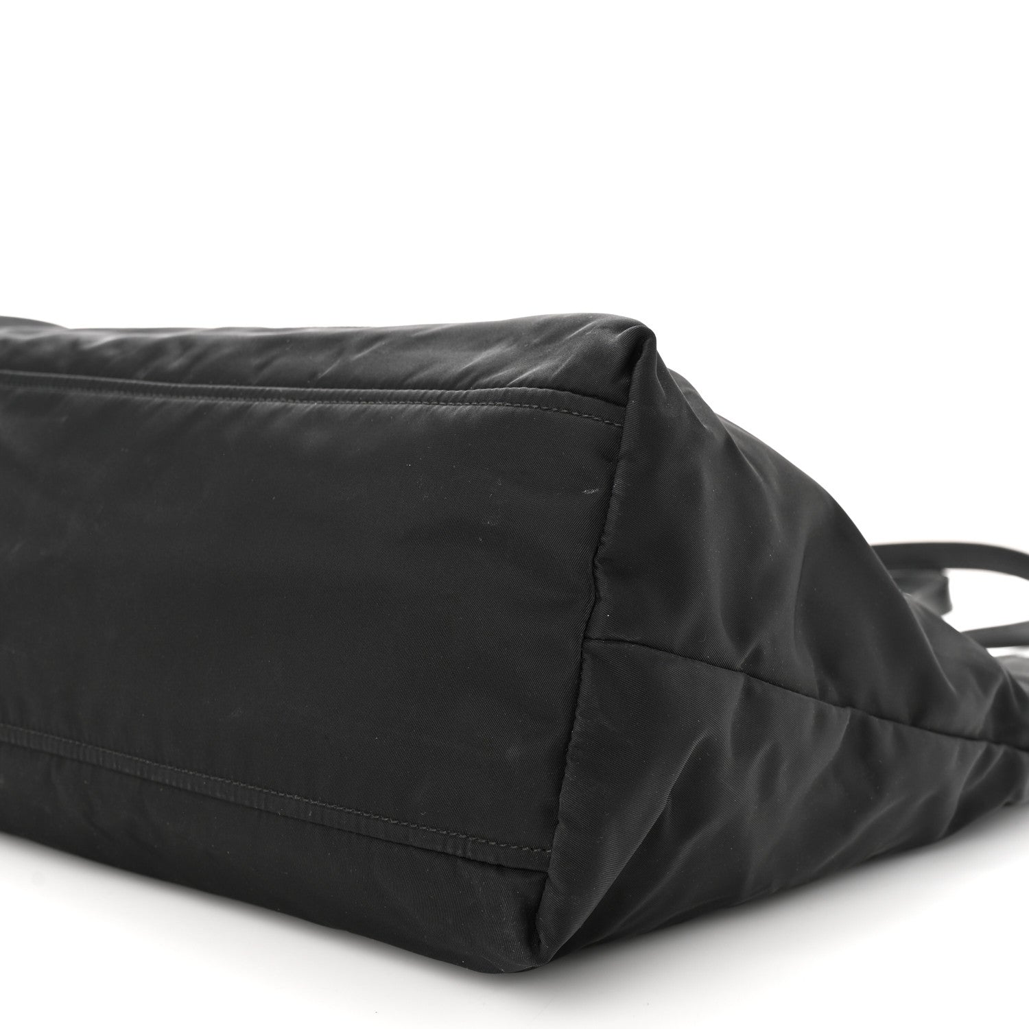 Prada Tessuto Nylon Saffiano Tote Black 11 of 15