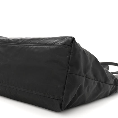 Prada Tessuto Nylon Saffiano Tote Black 11 of 15